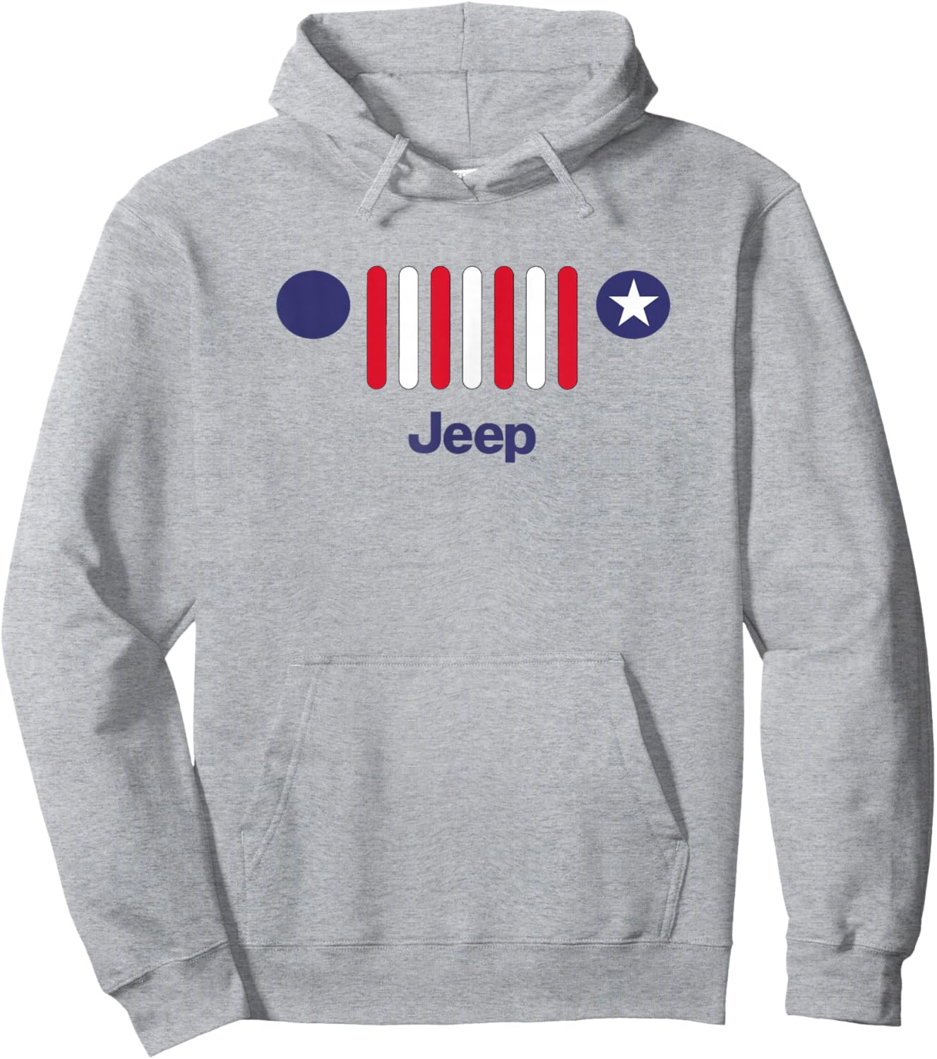 Jeep America 7-Slot Grille Hoodie - Hoodie | Ash