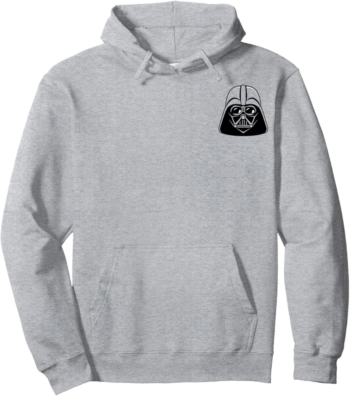 Star Wars Darth Vader Small Pocket Face Hoodie - Hoodie | Ash