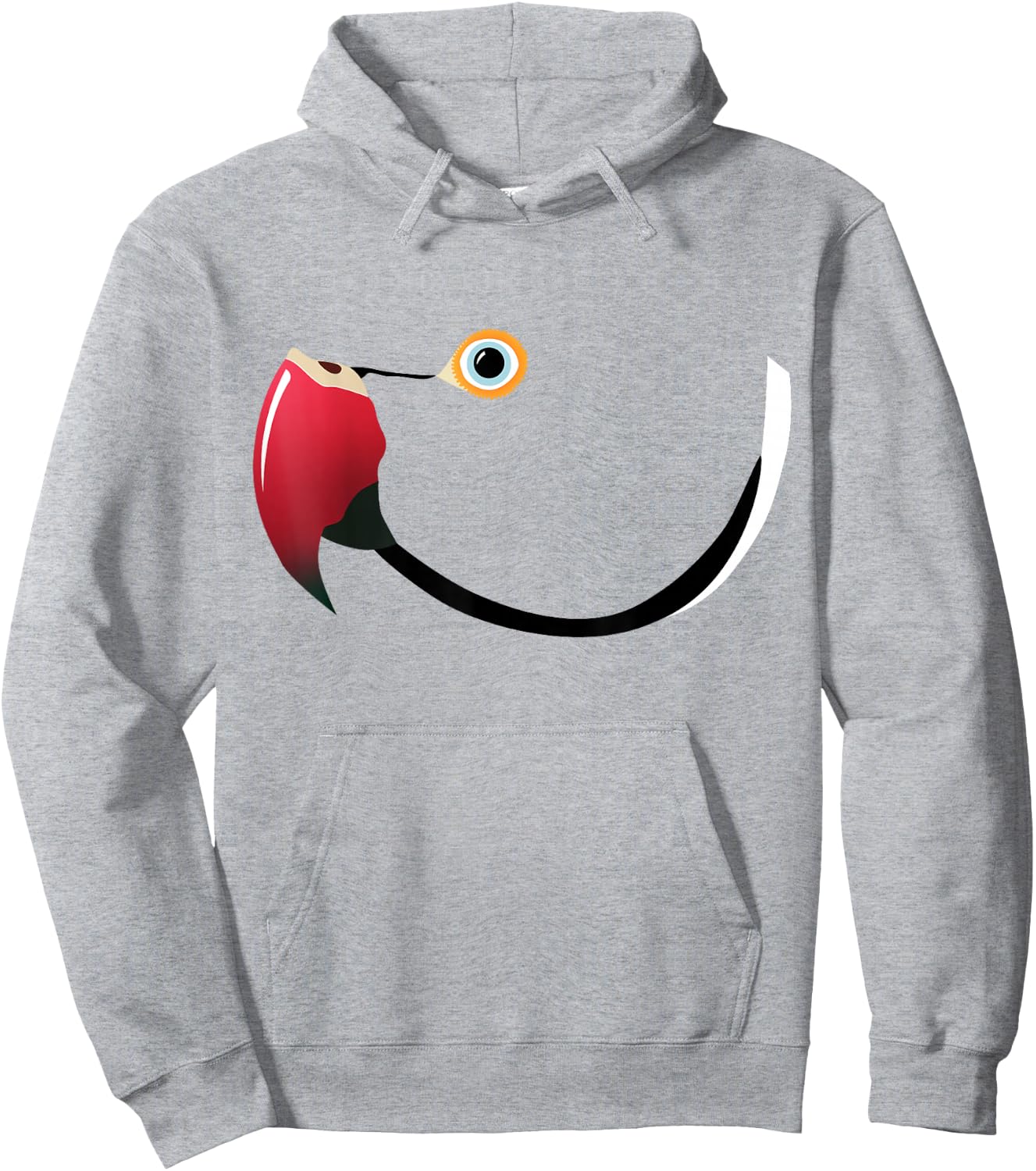 Indian Ringneck Parakeet - Blue Hoodie - Hoodie | Ash
