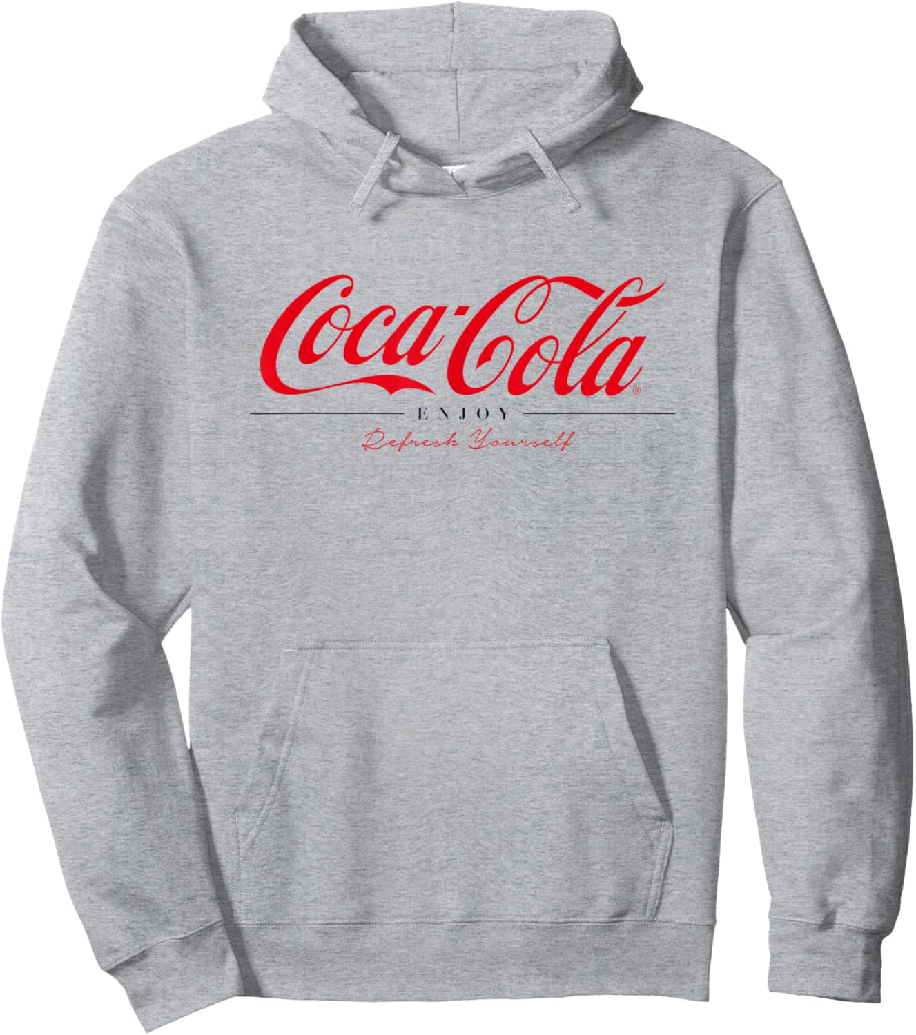 Coca Cola Enjoy And Refresh Yourself Hoodie - Hoodie | Ash