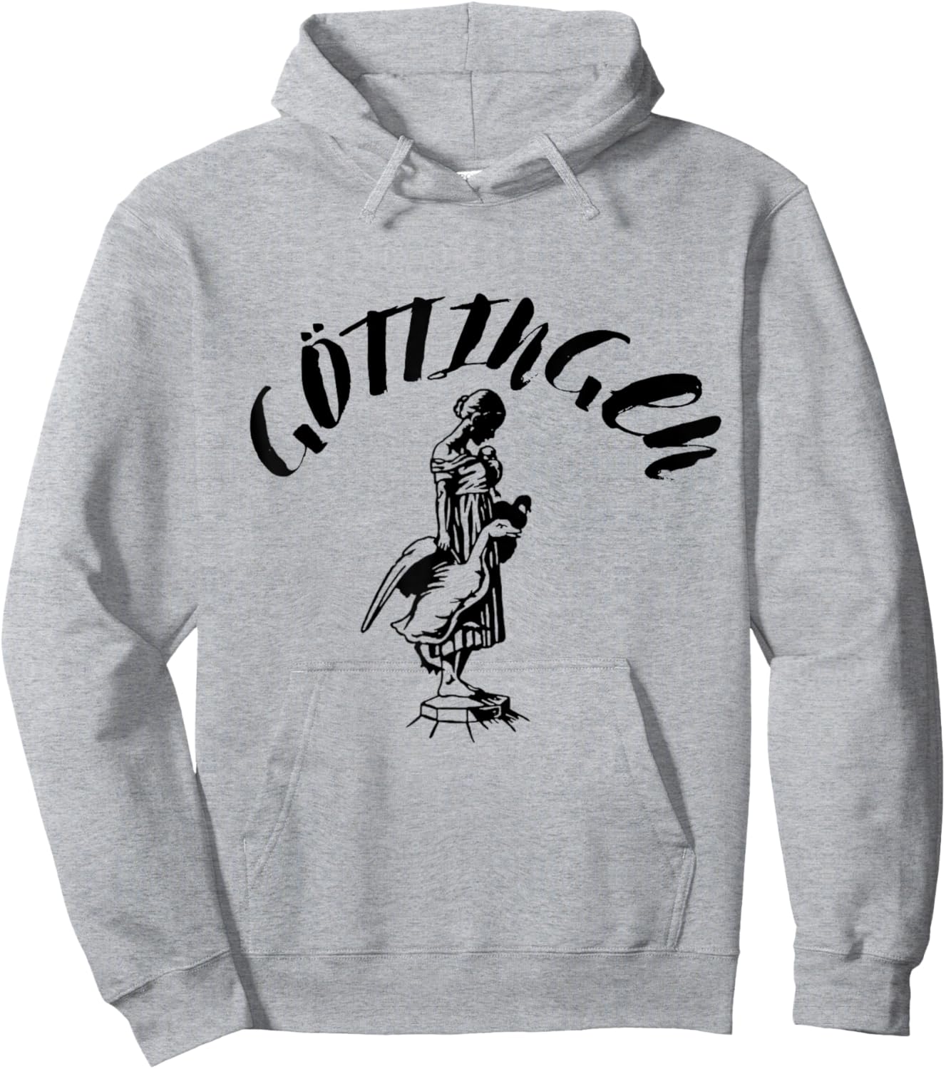Göttinger Basketball Uni Göttingen Souvenir Gänseliesel Hoodie - Hoodie | Ash