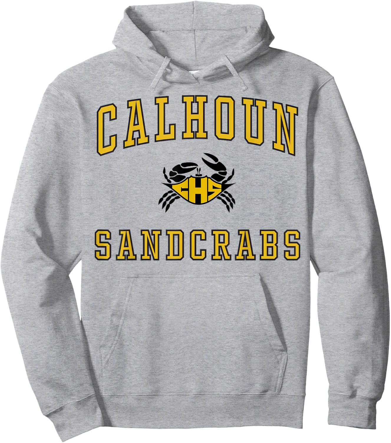 Calhoun High School Sandcrabs C1 Hoodie - Hoodie | Ash