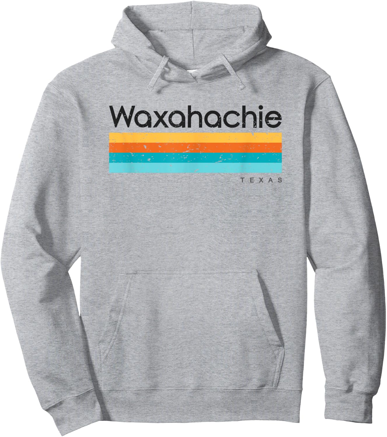 Vintage Waxahachie TX Texas USA Retro Design Hoodie - Hoodie | Ash