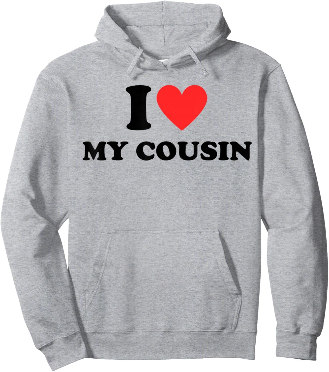 I Love My Cousin White Trash Party Attire Redneck Costume Hoodie - Hoodie | Ash