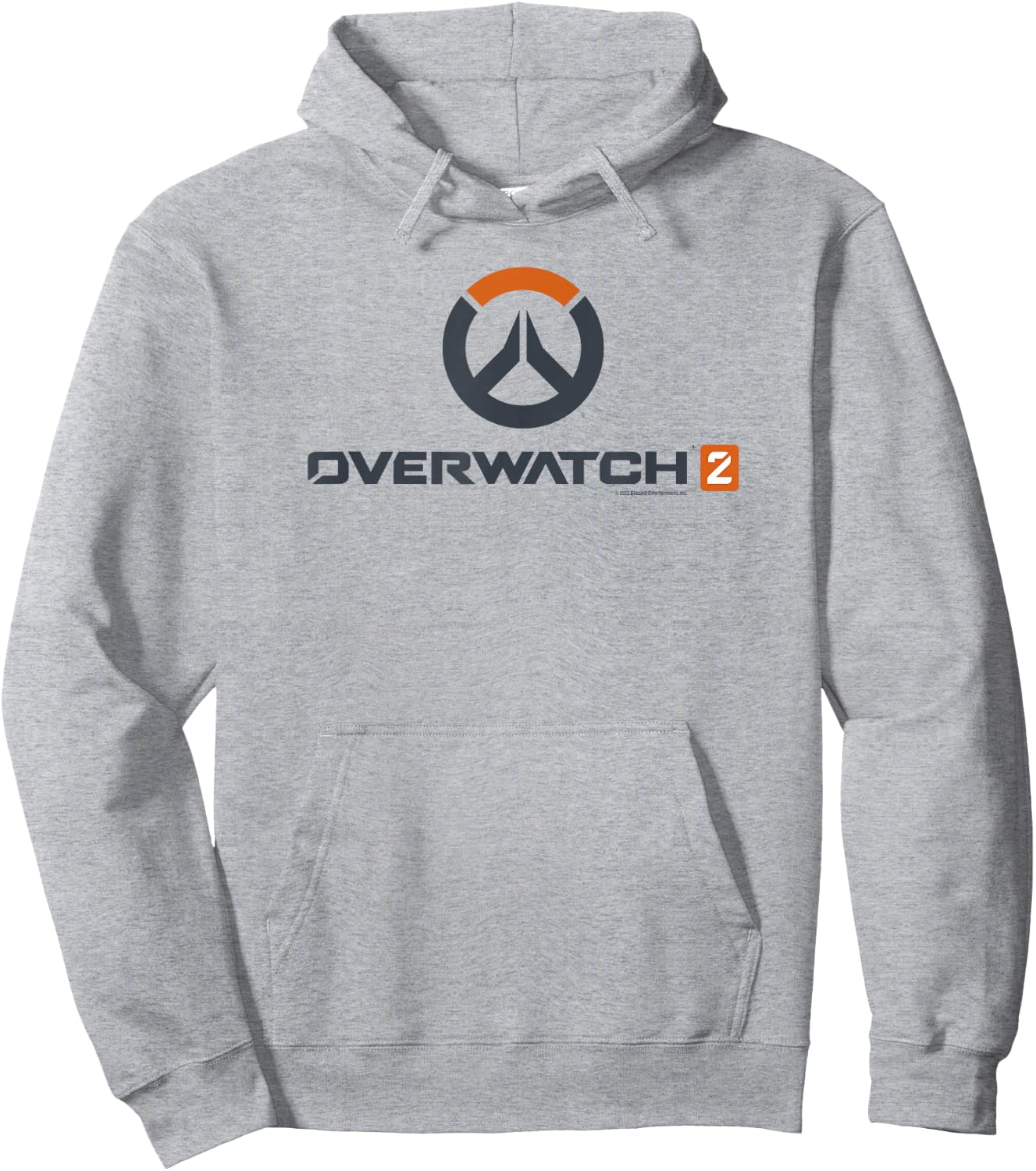 Overwatch 2 Center Icon Logo Hoodie - Hoodie | Ash