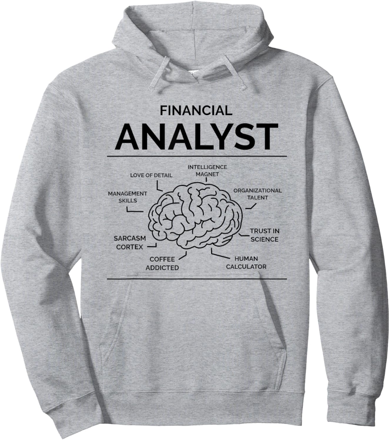 Financial Analyst Hoodie - Hoodie | Ash