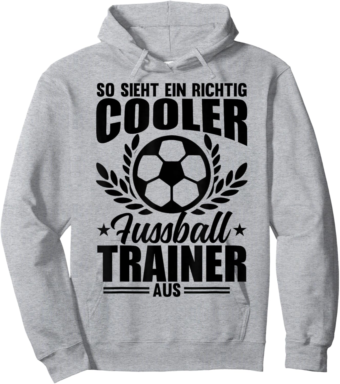 Fussballtrainer Spruch Geschenk Bester Fußball-Trainer Gesch Hoodie - Hoodie | Ash
