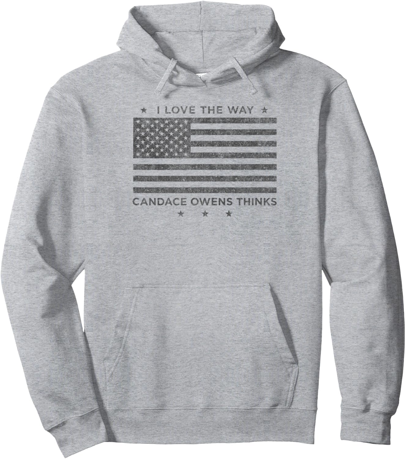 I Love The Way Candace Owens Thinks - For President 2024 Hoodie - Hoodie | Ash