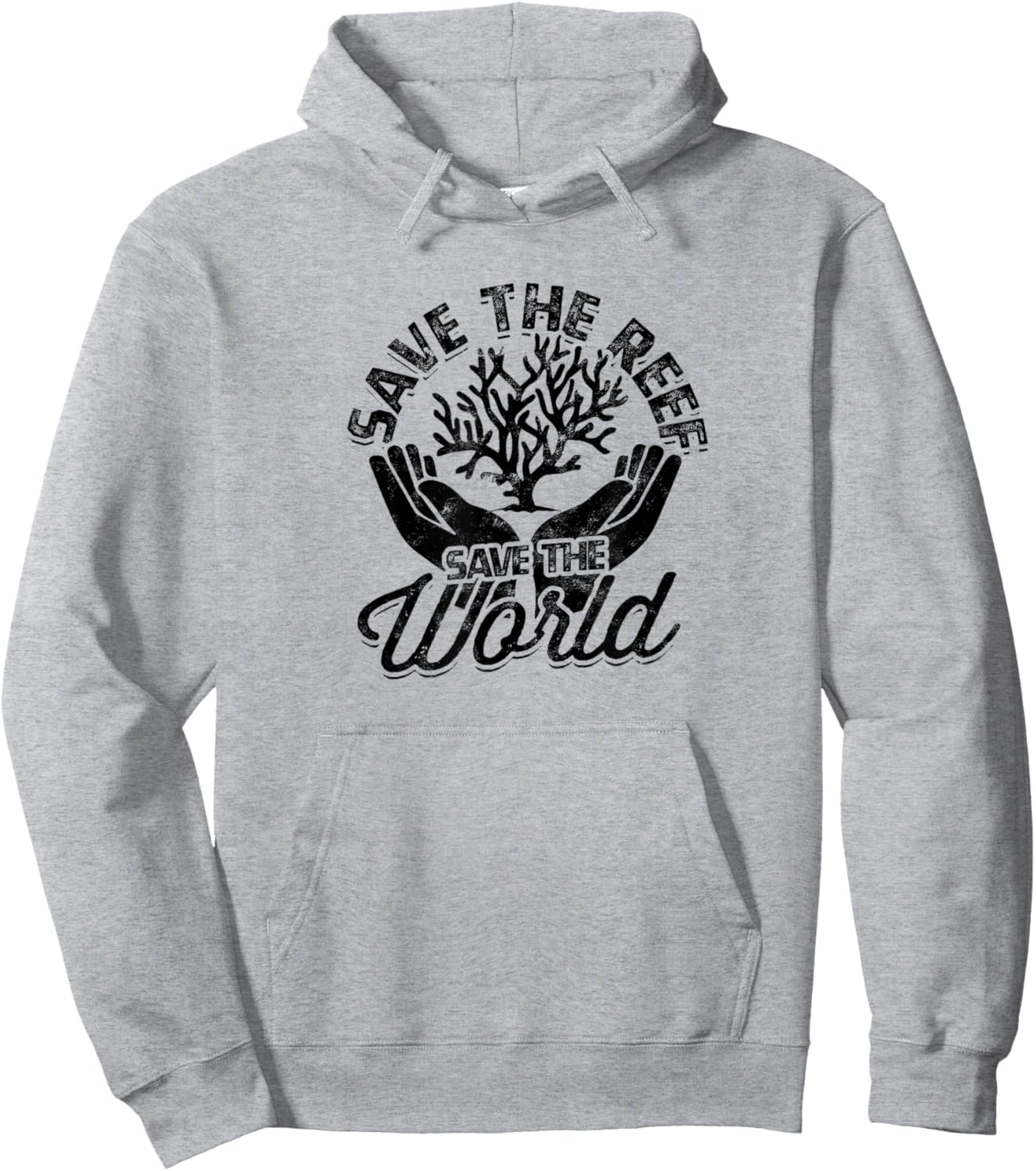 Save the reefs, save the world - Reef Hoodie - Hoodie | Ash