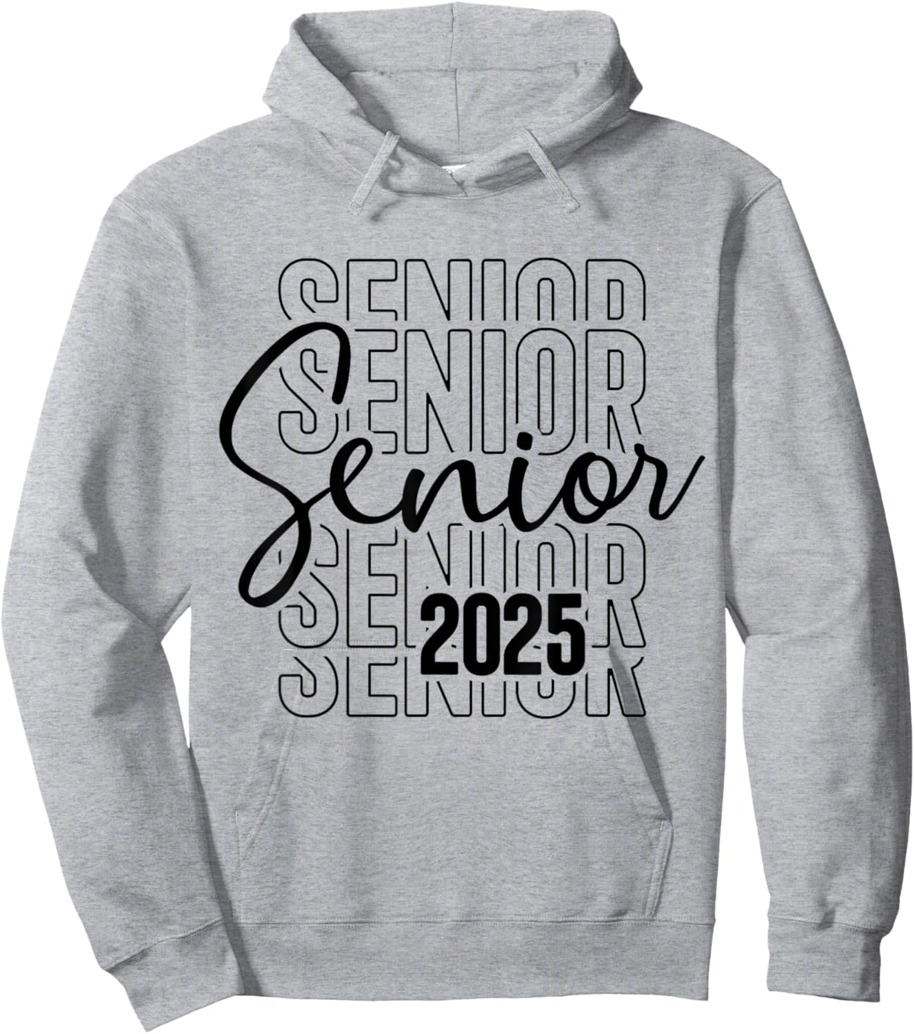 Senior 2025 graduate college university graduation class of Hoodie - Hoodie | Ash