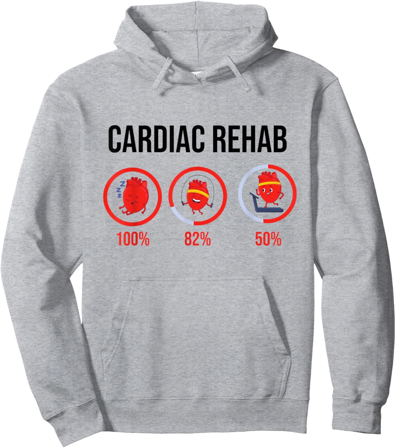 Cardiac Rehab Physical Therapist & Nurse Rehabilitation Hoodie - Hoodie | Ash