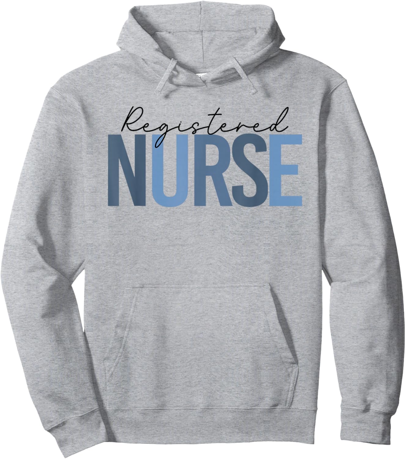 Women Registered Nurse - RN Nursing Nurse Day & Nurse Week Hoodie - Hoodie | Ash