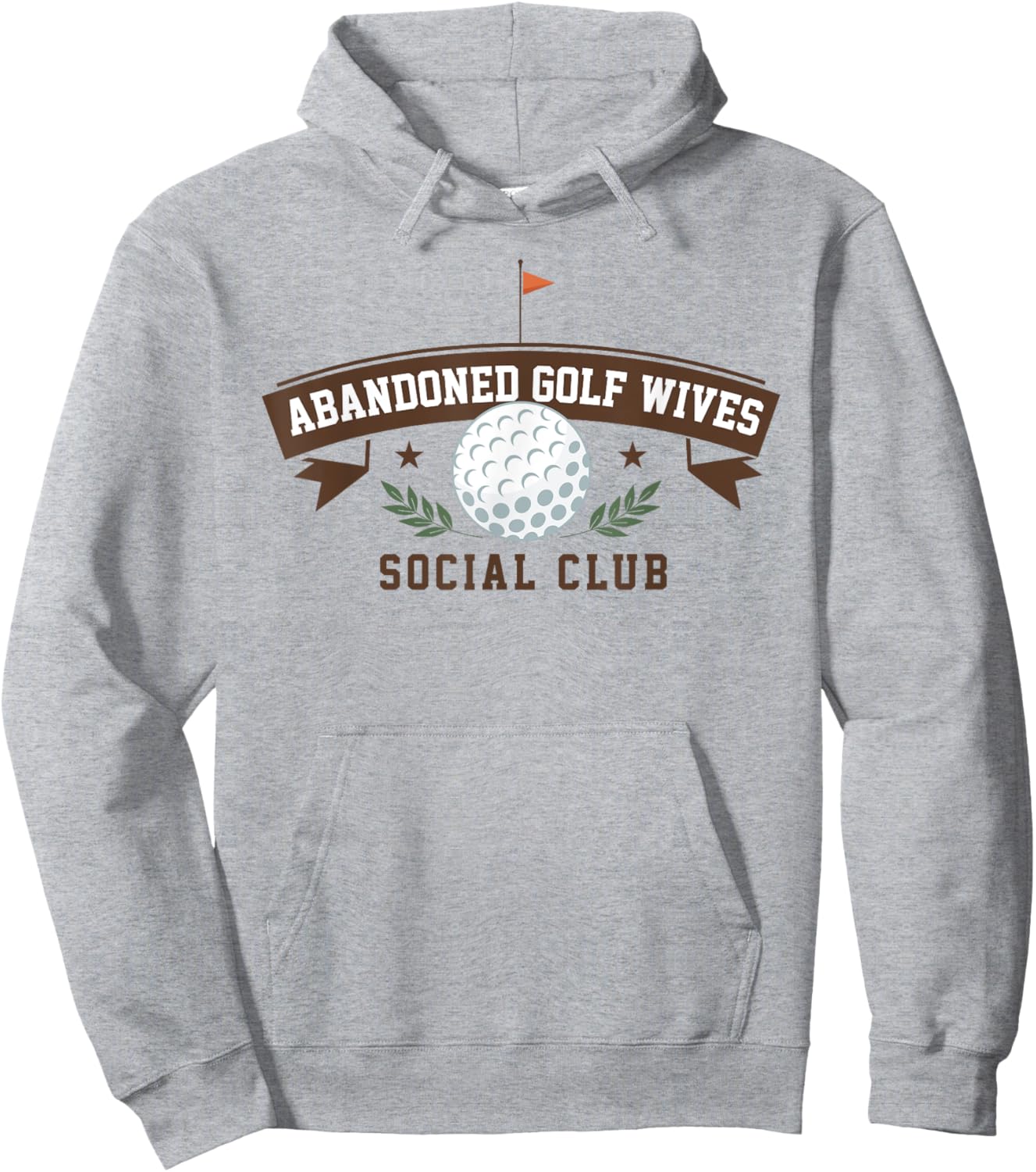 Abandoned Golf Wives Social Club Funny Golfer Golf Player Hoodie - Hoodie | Ash