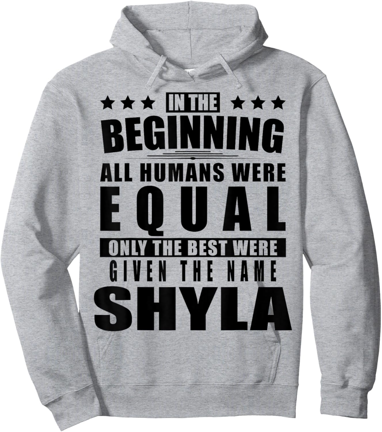Name Shyla First Name Gifts - Funny Personalized Gift Hoodie - Hoodie | Ash