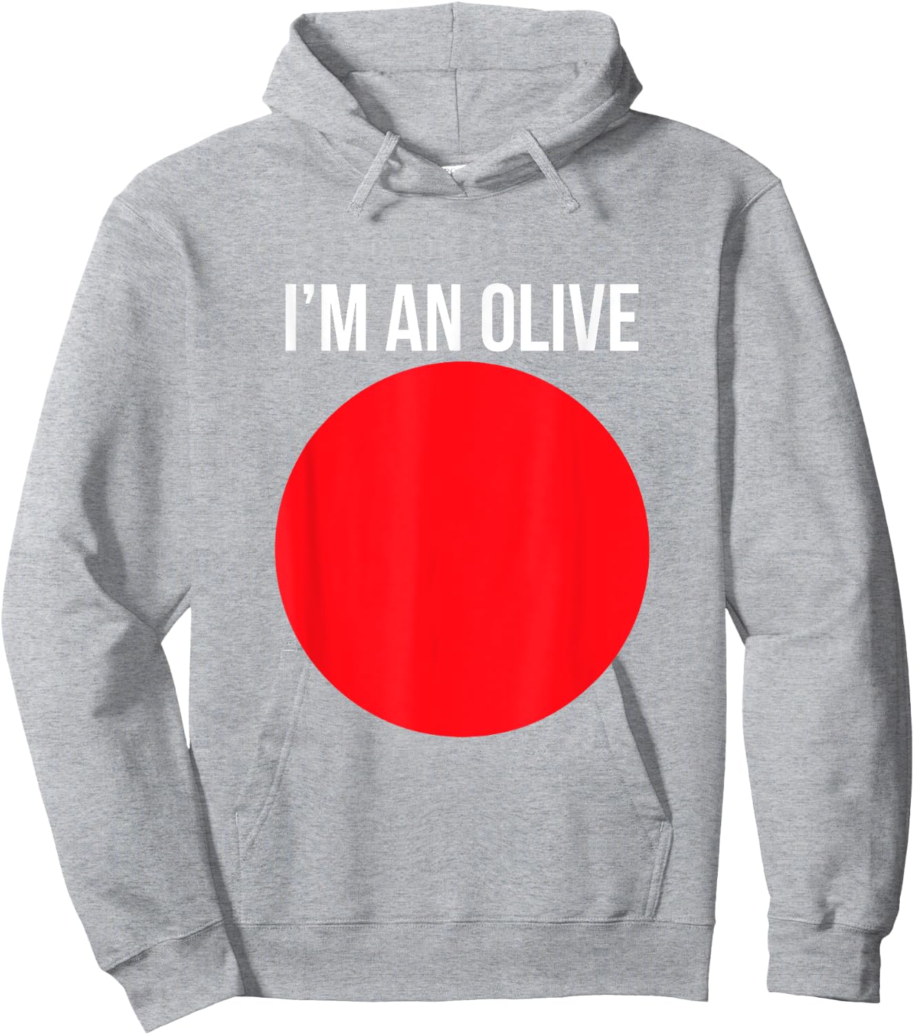 I'm An Olive Funny Lazy Halloween Costume Novelty Hoodie - Hoodie | Ash