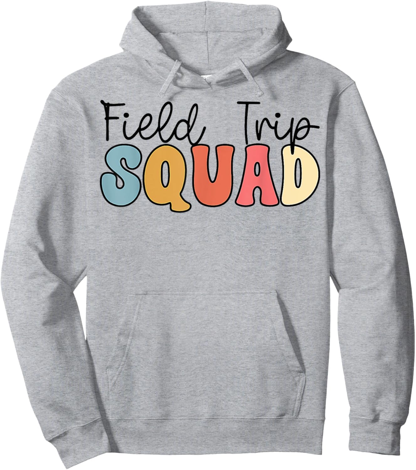 Field Trip squad leopard field day games kids kindergarten Hoodie - Hoodie | Ash