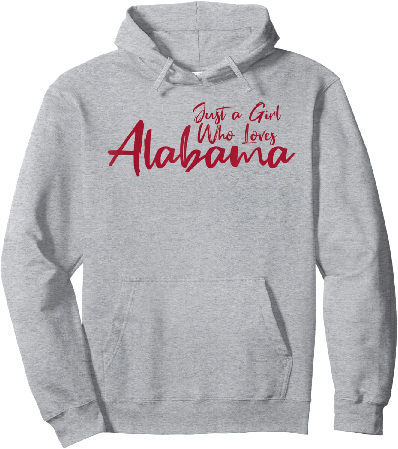 Just A Girl Who Loves Alabama, Women's Cute Alabama Hoodie - Hoodie | Ash