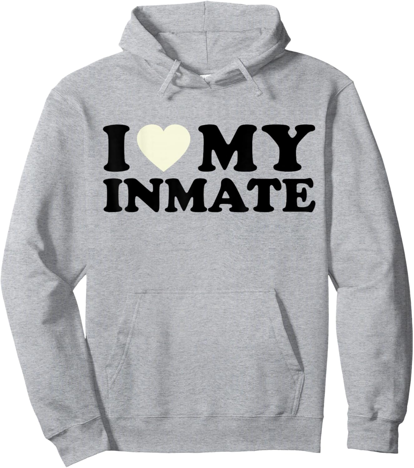 Funny I Love My Inmate College University Life Roommate Hoodie - Hoodie | Ash