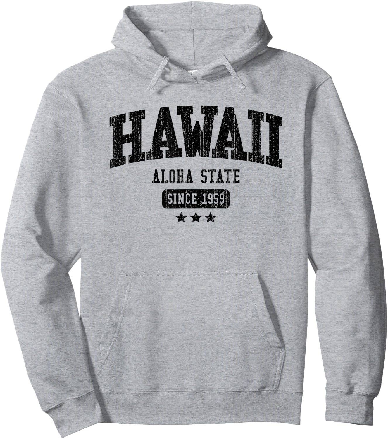 Vintage Hawaii Aloha State Since 1959 USA Sports Hoodie - Hoodie | Ash