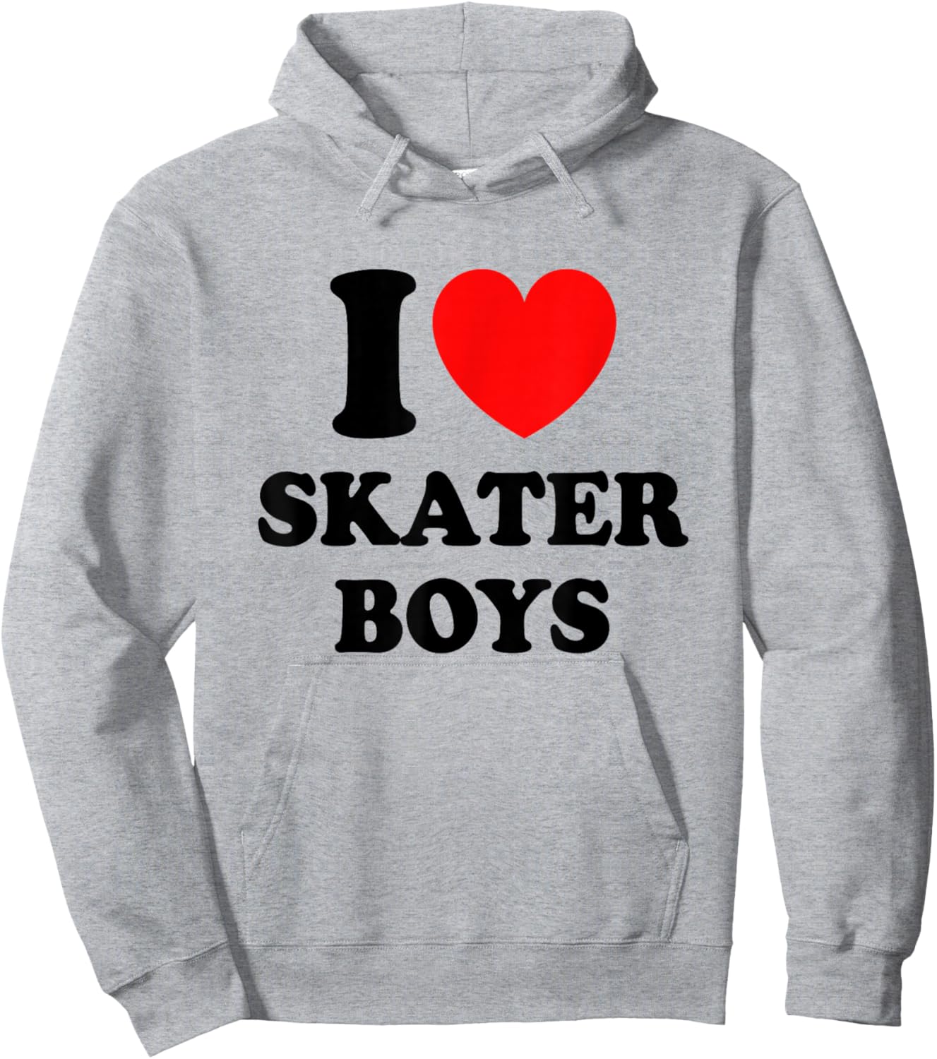 I Love Skater Boys Shirt for Skateboard Girls Mothers Day Hoodie - Hoodie | Ash