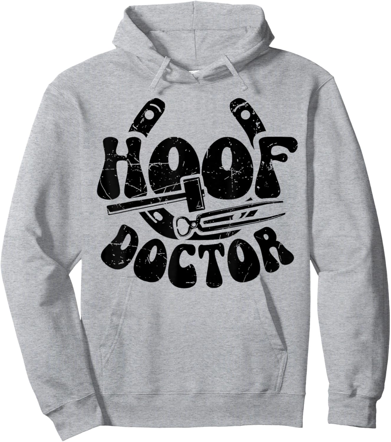 Hoof Doctor Farrier Horseshoe Forging Funny Hoodie - Hoodie | Ash