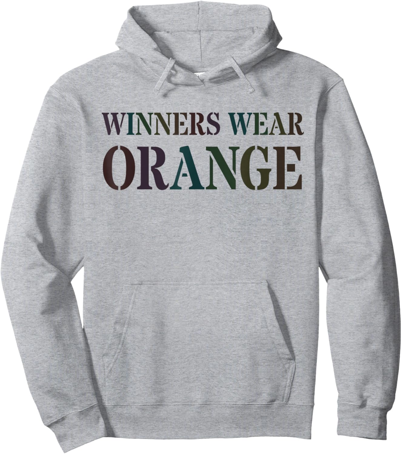 Vintage WINNERS WEAR ORANGE Spirit Week War Game Summer Camp Hoodie - Hoodie | Ash