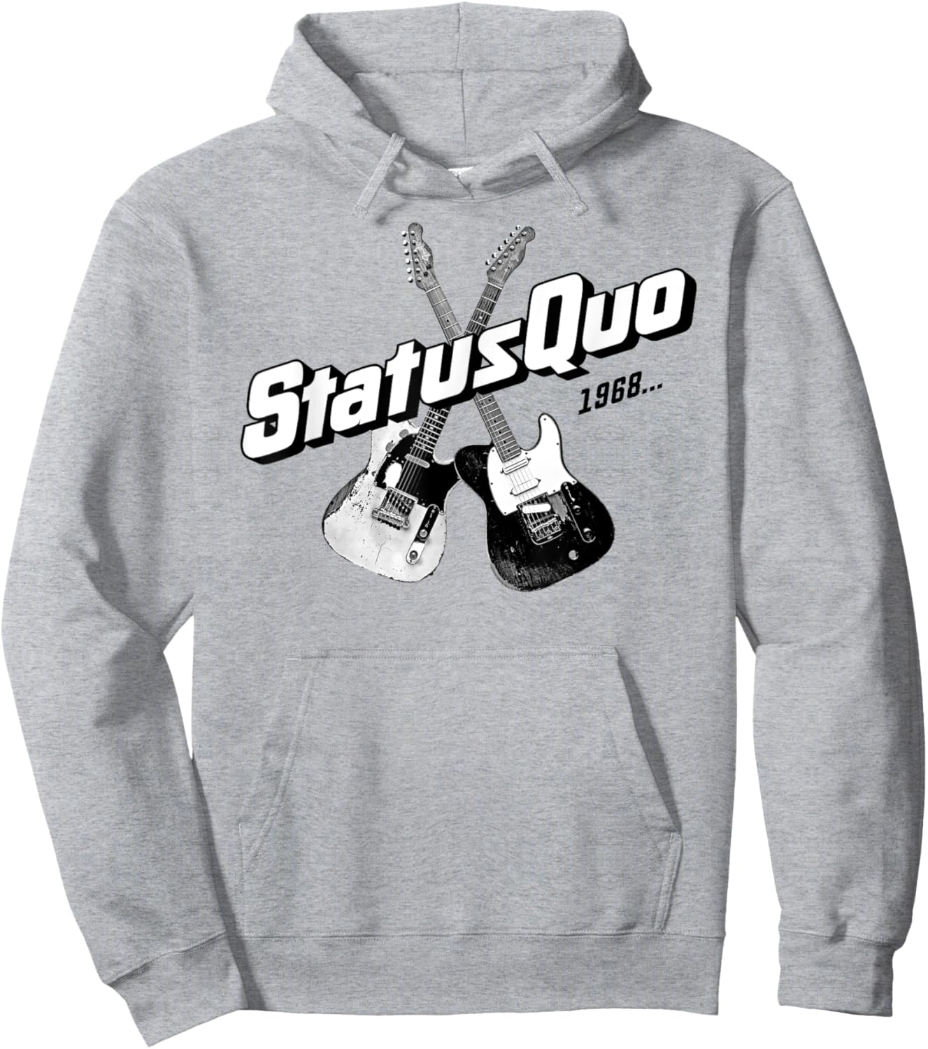 Status Quo – 1968 Guitars On Colors Hoodie - Hoodie | Ash