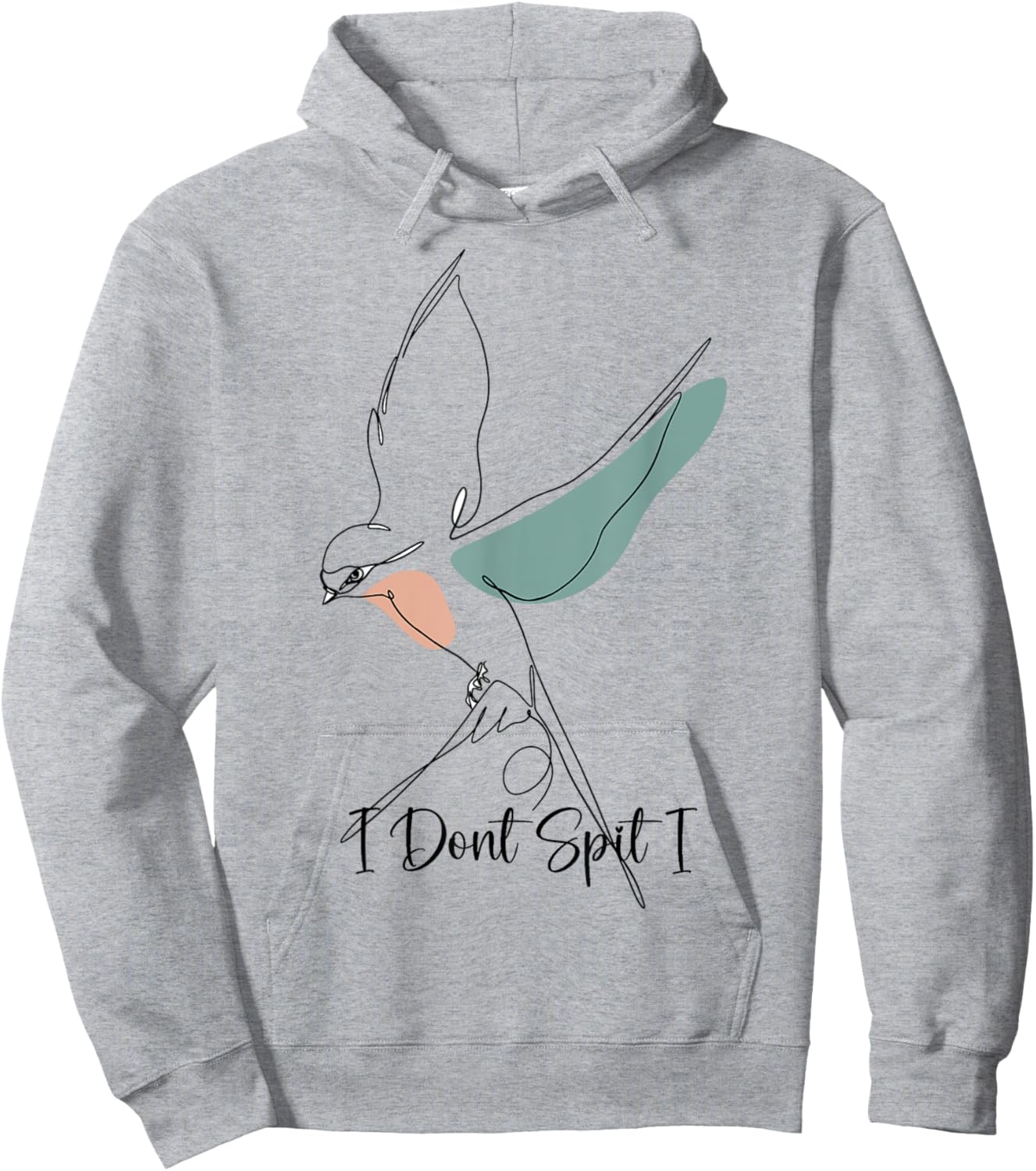 Funny Bird Watching Viewing Birding I Dont Spit I Swallow Hoodie - Hoodie | Ash
