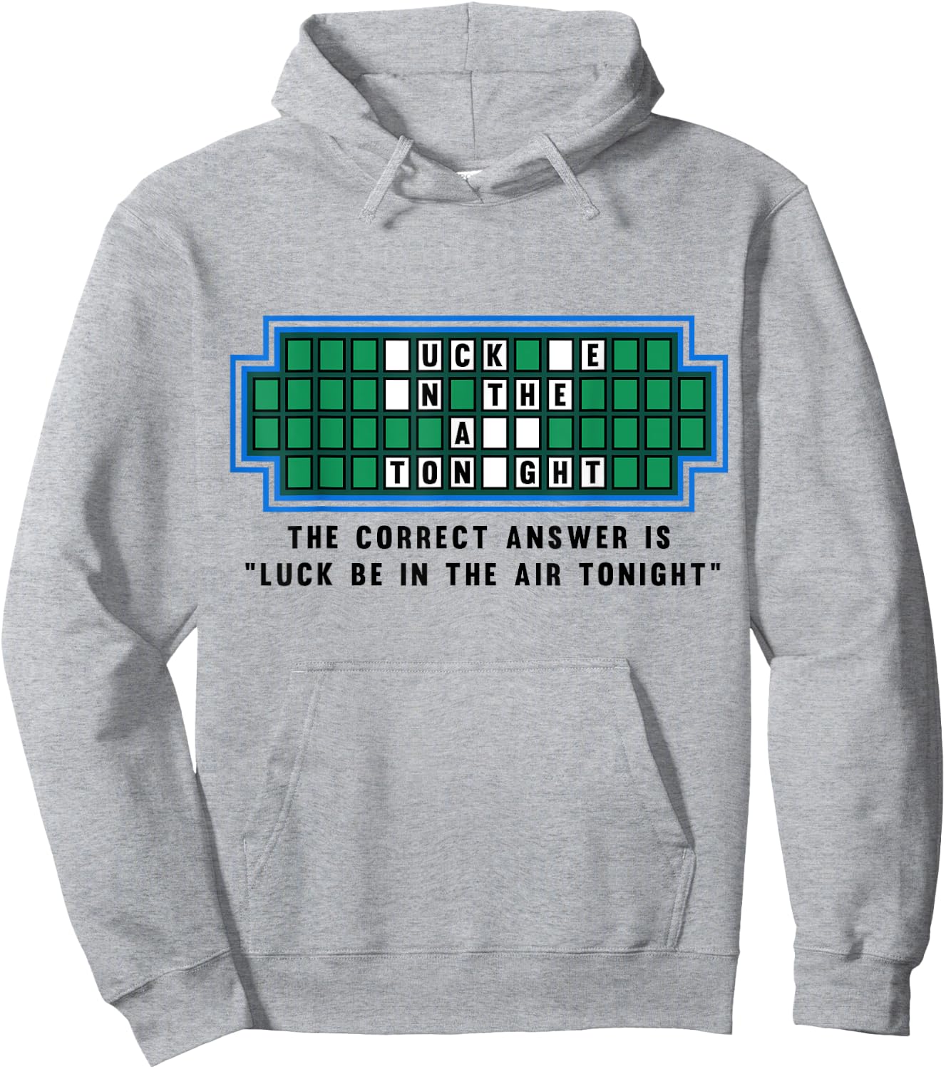 Luck Be In The Air Tonight Funny Offensive Saying Hoodie - Hoodie | Ash