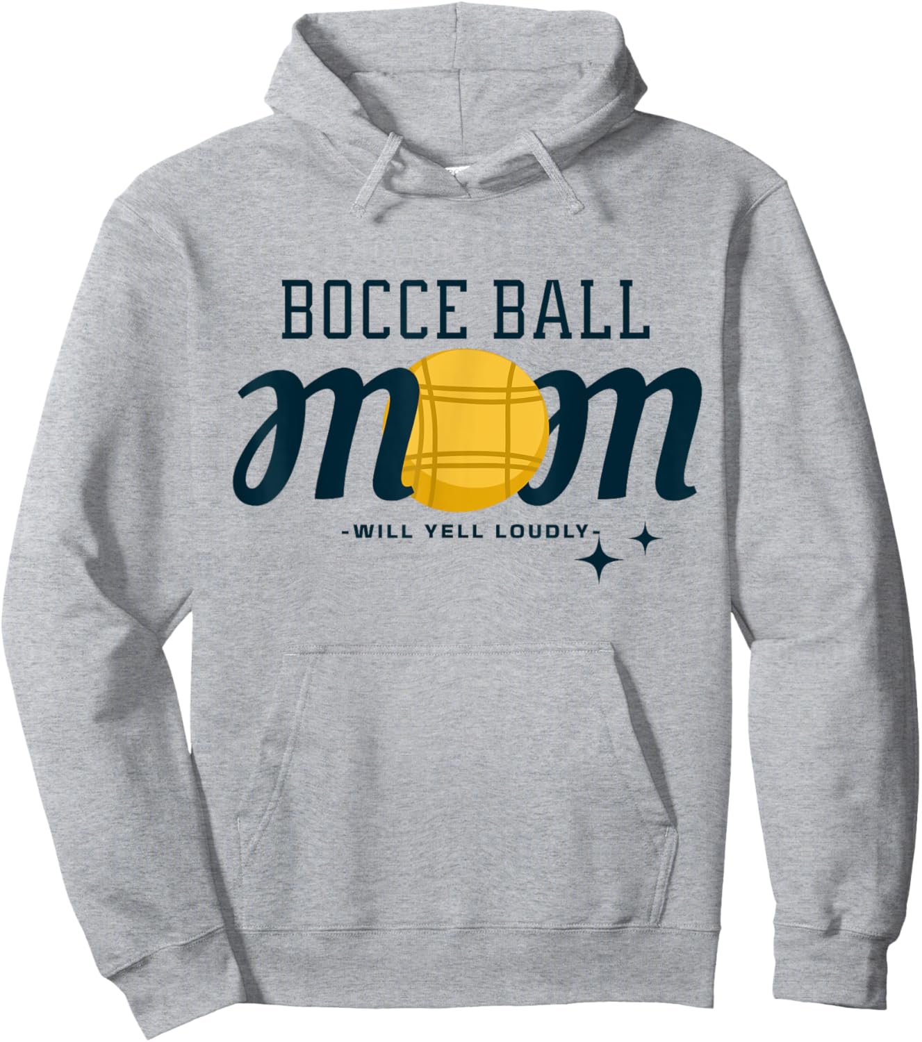 Bocce Ball Mom - Funny Bocce Ball Hoodie - Hoodie | Ash