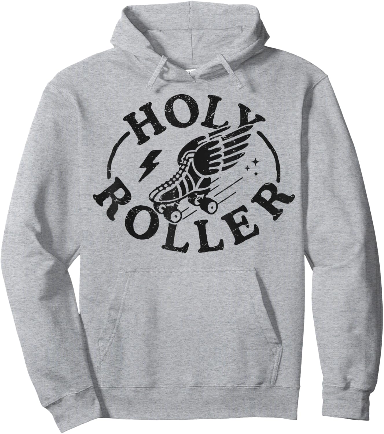 Holy Roller Skating Skater Skate Shoes Retro Vintage 70s/80s Hoodie - Hoodie | Ash