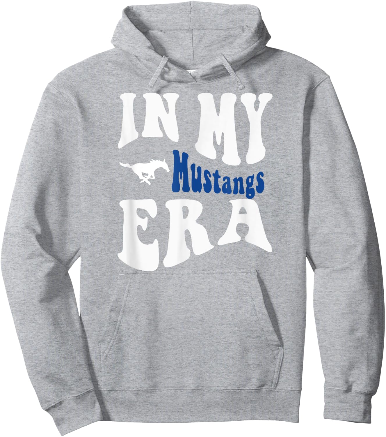 SMU Mustangs Era Red Officially Licensed Hoodie - Hoodie | Ash