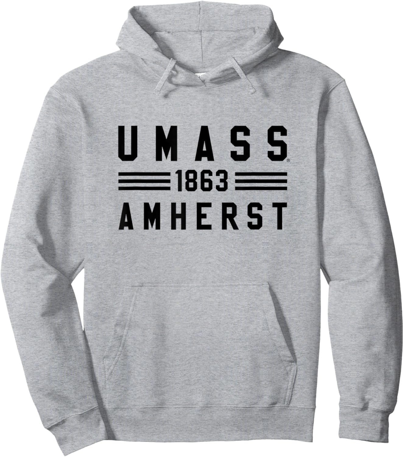 UMass Minutemen | Officially Licensed NCAA Merch | CQ4FN12 Hoodie - Hoodie | Ash