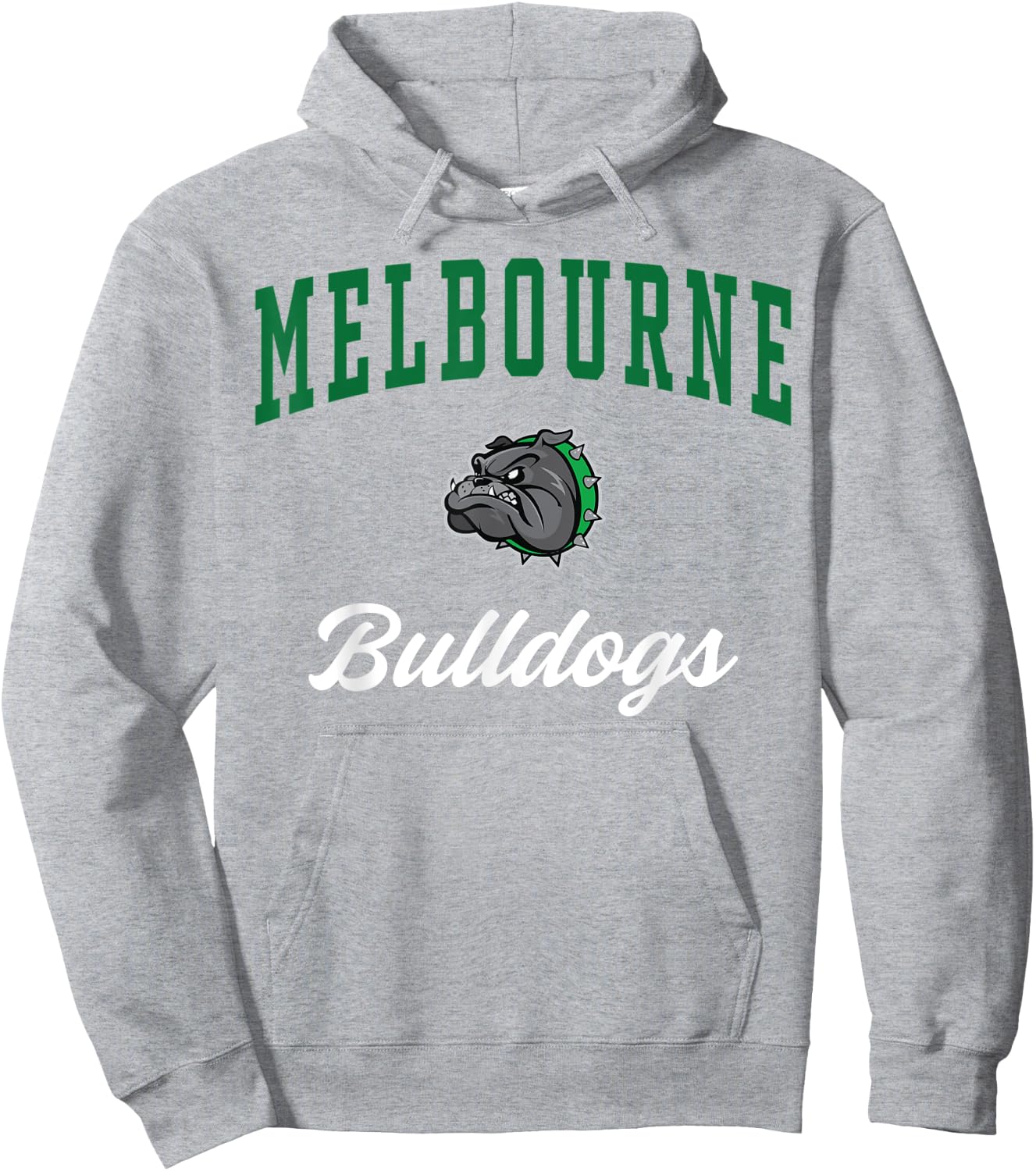 Melbourne High School Bulldogs Hoodie - Hoodie | Ash
