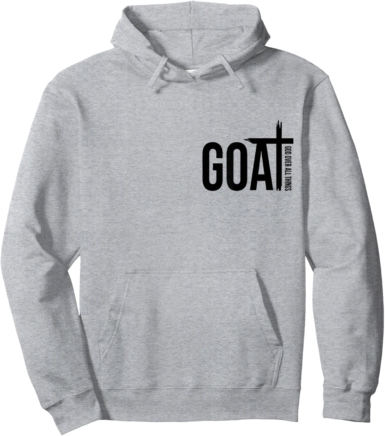 Goat God Over All Things Hoodie - Hoodie | Ash