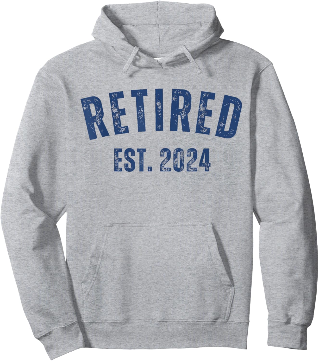 Retired Est. 2024 Vintage Retirement Hoodie - Hoodie | Ash