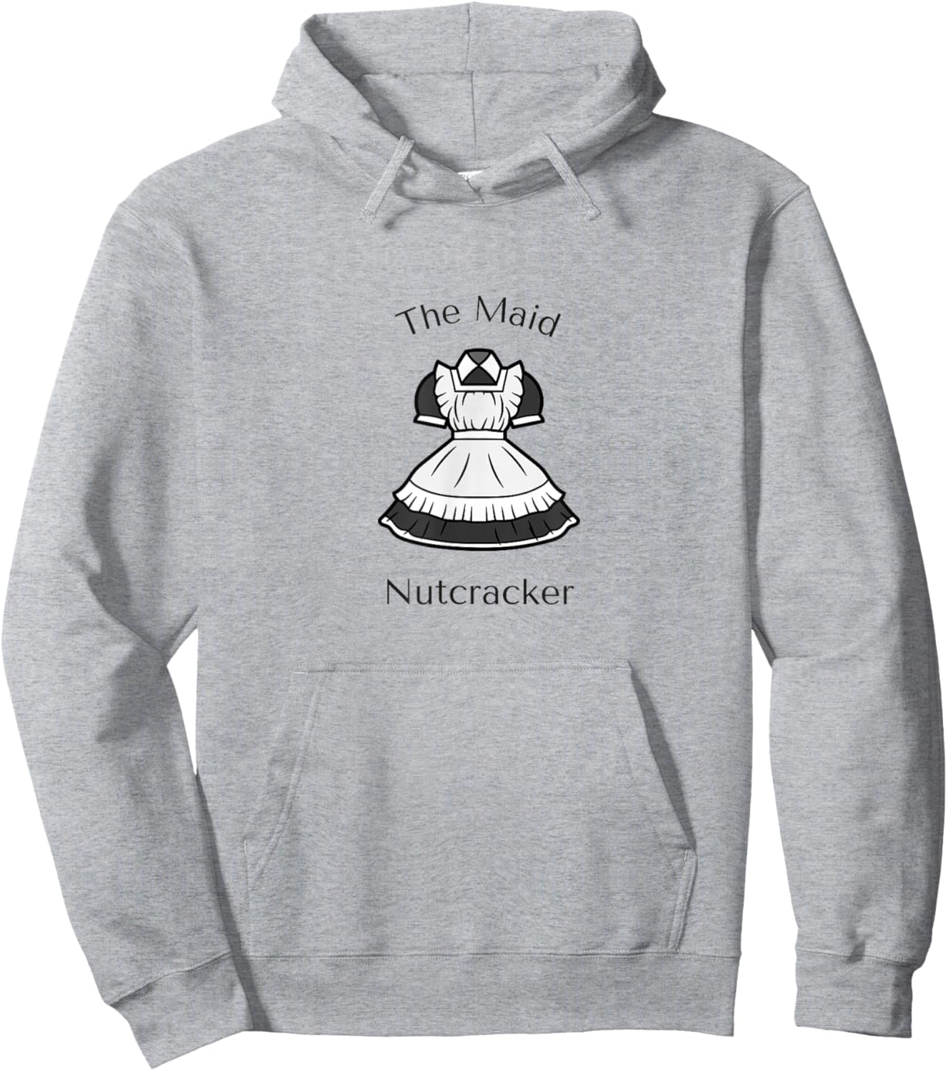 THE MAID THE NUTCRACKER Christmas Ballet Dancer Graphic Hoodie - Hoodie | Ash