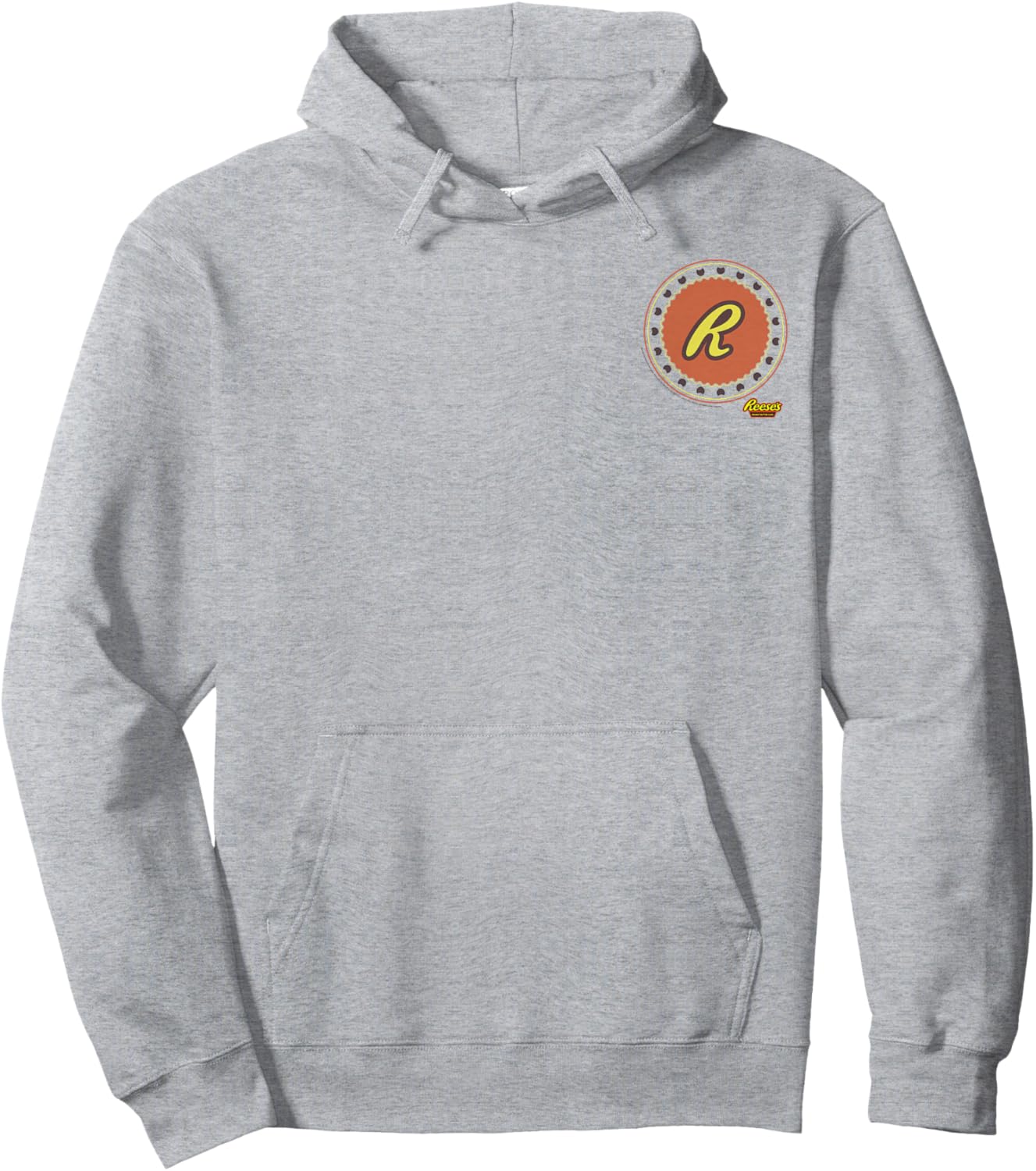 Reese's Peanut Butter Cup Pocket Logo Hoodie - Hoodie | Ash