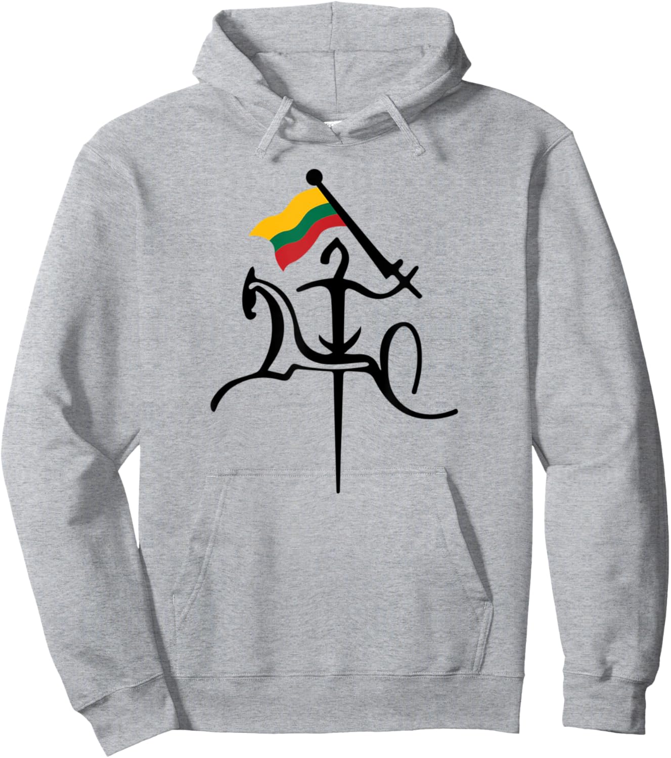 Vytis litauische Flagge – Litauen starke Bekleidung Hoodie - Hoodie | Ash