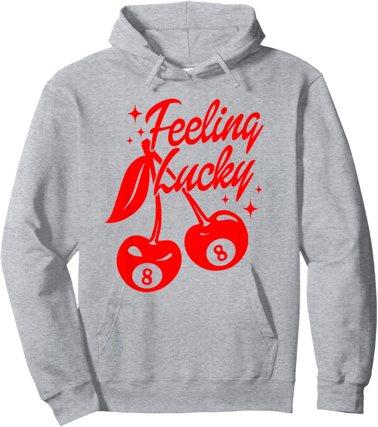Feeling Lucky Cherry 8 Ball, Lucky You Cherry 8 Ball Hoodie - Hoodie | Ash
