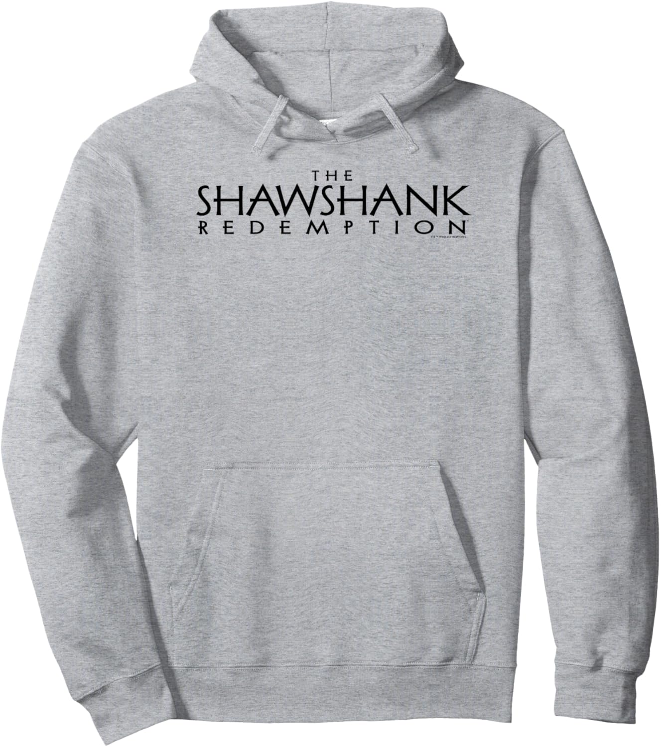 WB100 The Shawshank Redemption Vintage Movie Logo Hoodie - Hoodie | Ash