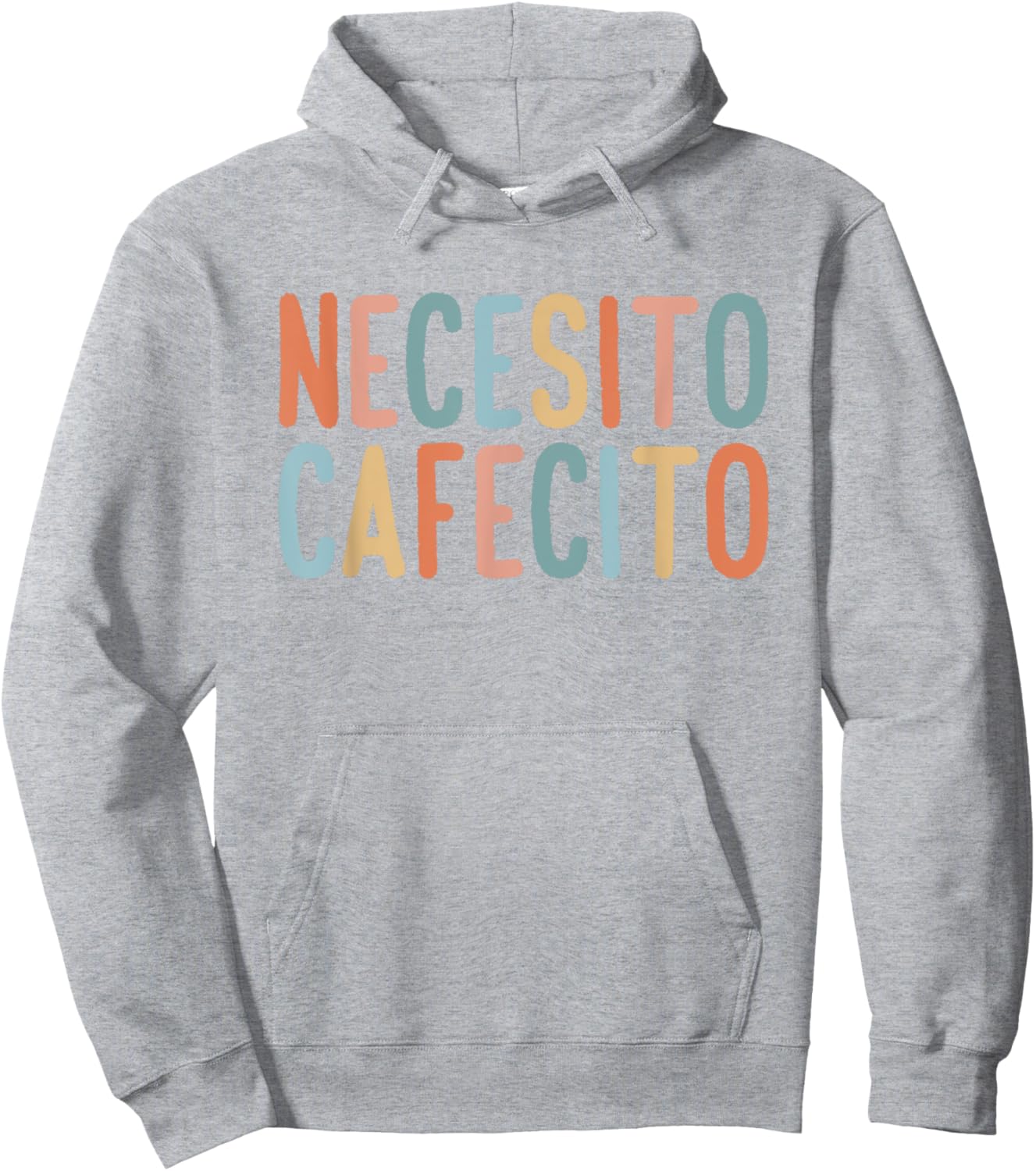 Necesito Cafecito Spanish Coffee Hoodie - Hoodie | Ash