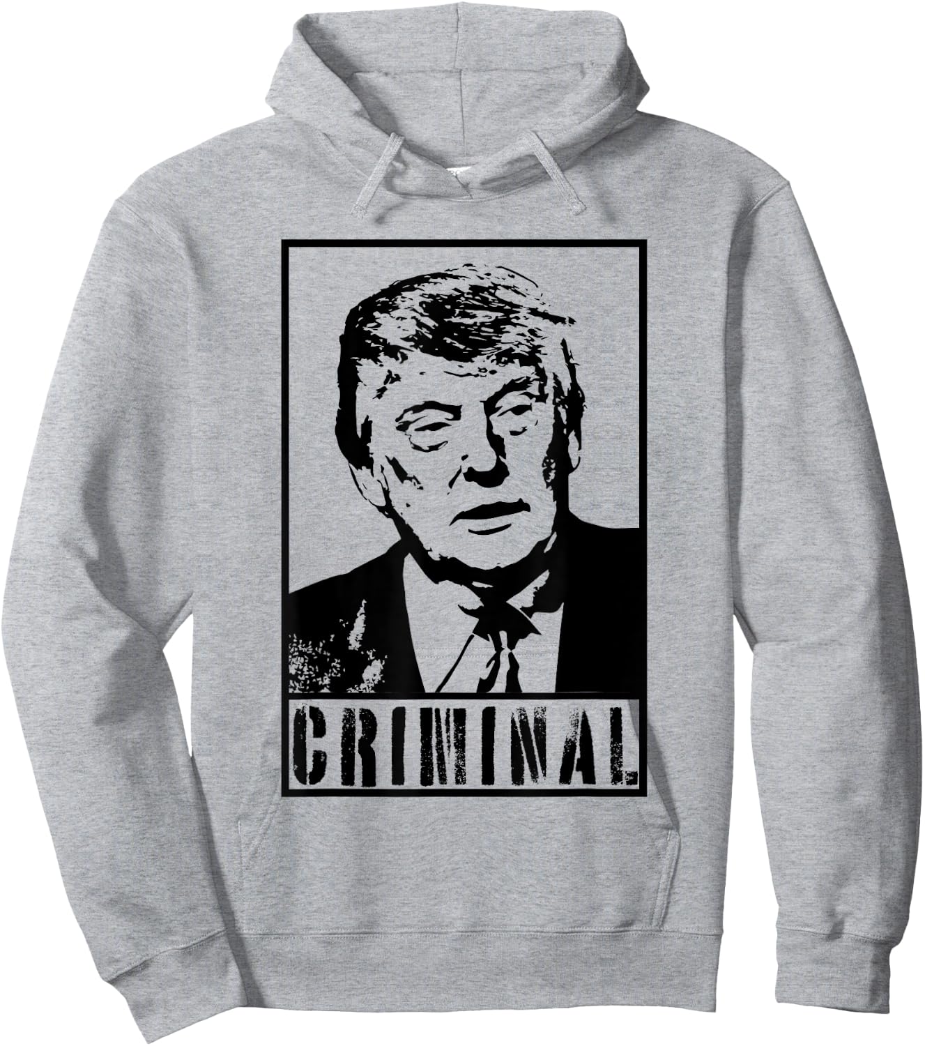 Trump is A Criminal Anti Trump Impeach the President Hoodie - Hoodie | Ash