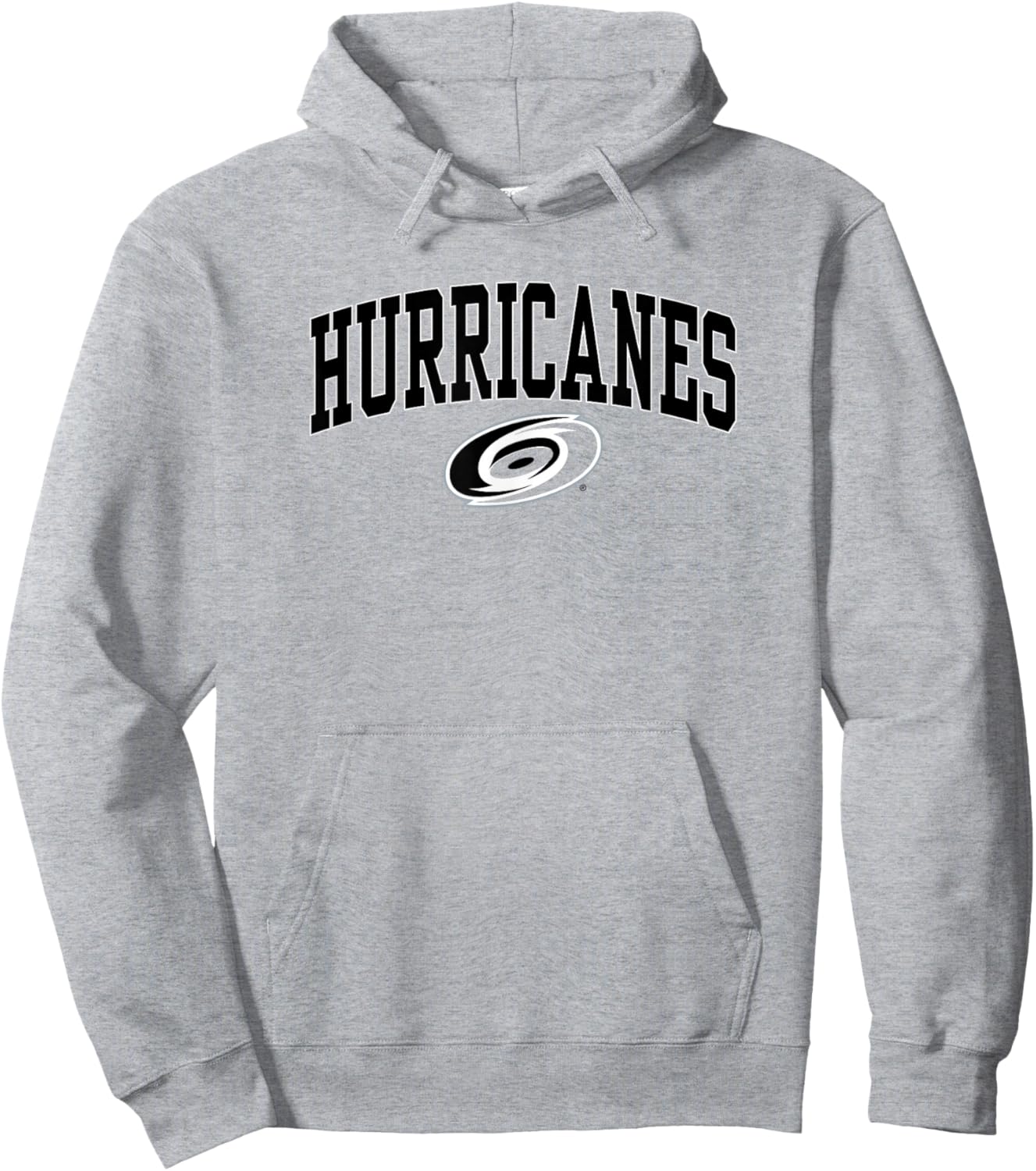 Carolina Hurricanes Arch Over Red Officially Licensed Hoodie - Hoodie | Ash