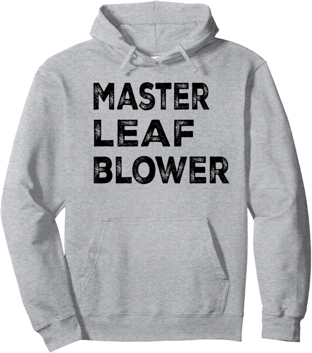 Master leaf blower-Funny Landscaping Hoodie - Hoodie | Ash
