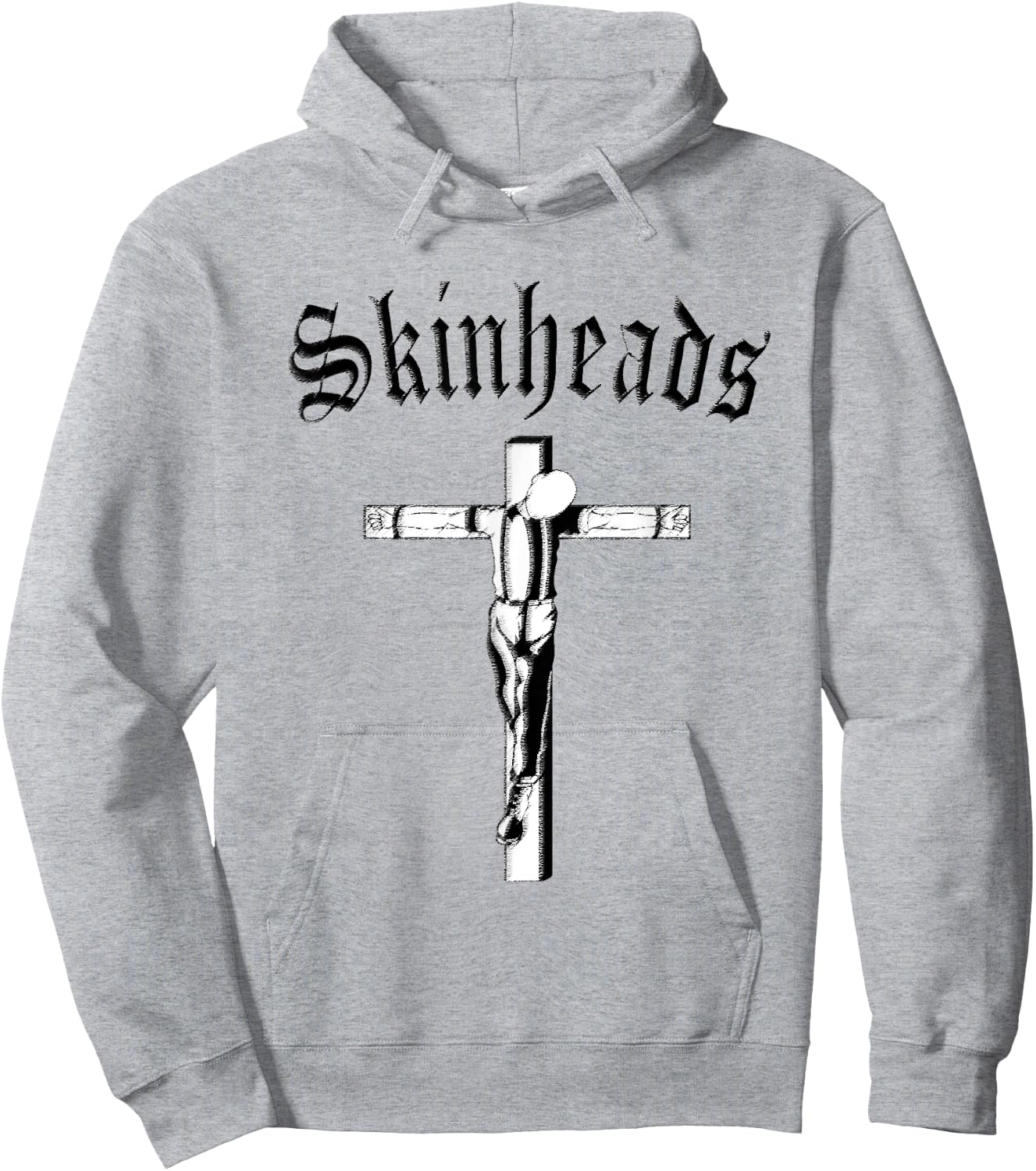 CRUCIFIED SKINHEAD Black Motiv Hoodie - Hoodie | Ash
