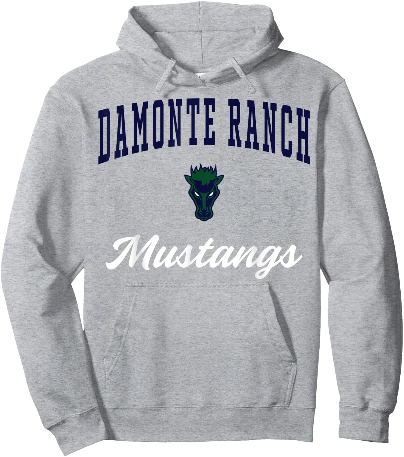 Damonte Ranch High School Mustangs Hoodie - Hoodie | Ash