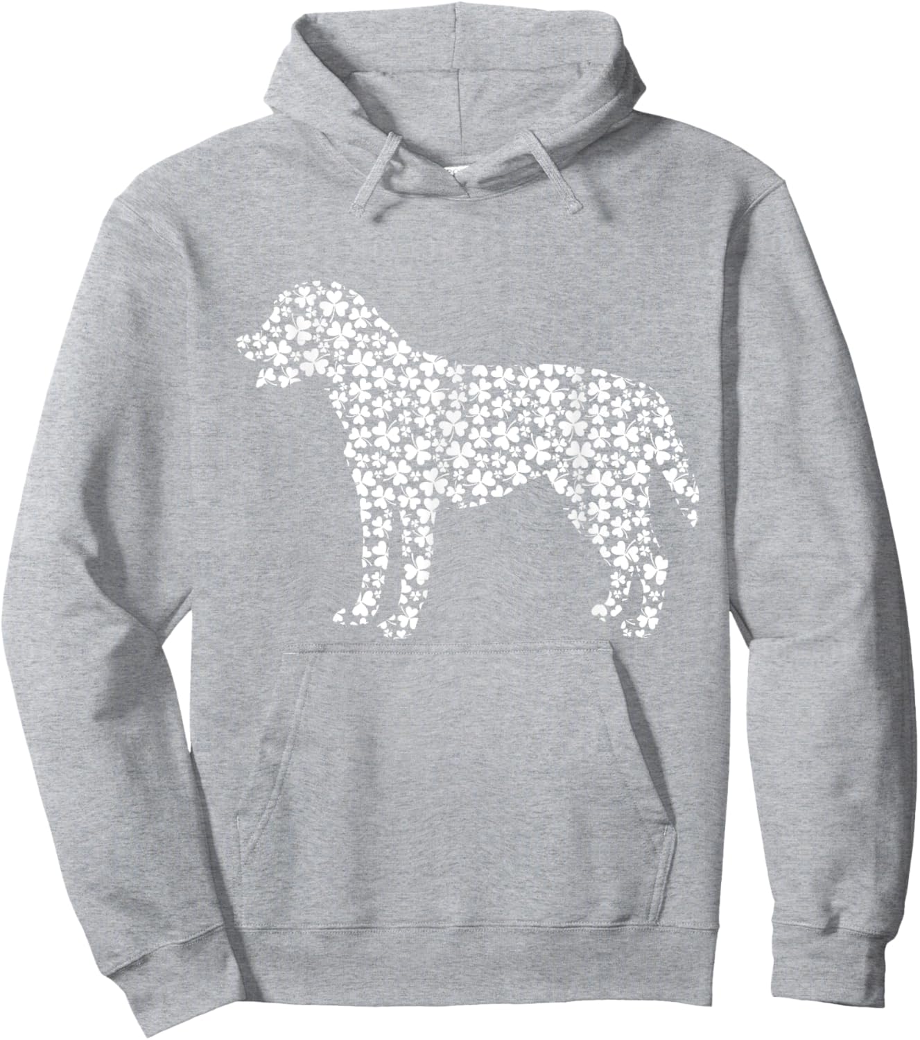 Labrador Retriever Dog Cute Shamrock St Patricks Day Men Women Kids Hoodie - Hoodie | Ash