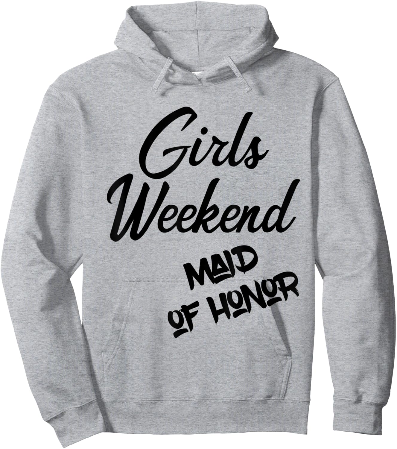Girls Weekend Maid Of Honor Bachelorette Party T Shirt Hoodie - Hoodie | Ash