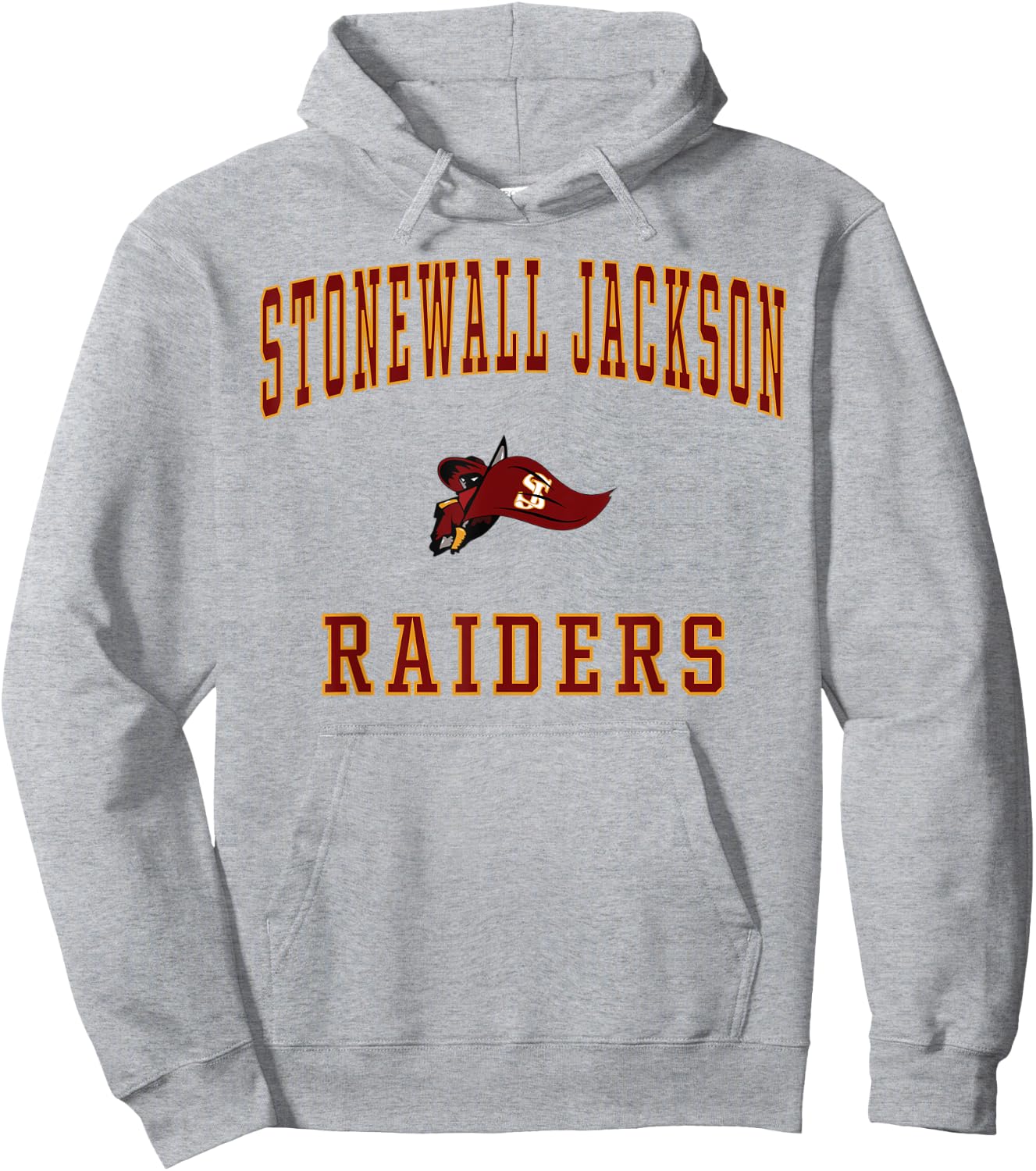 Stonewall Jackson High School Raiders Hoodie - Hoodie | Ash